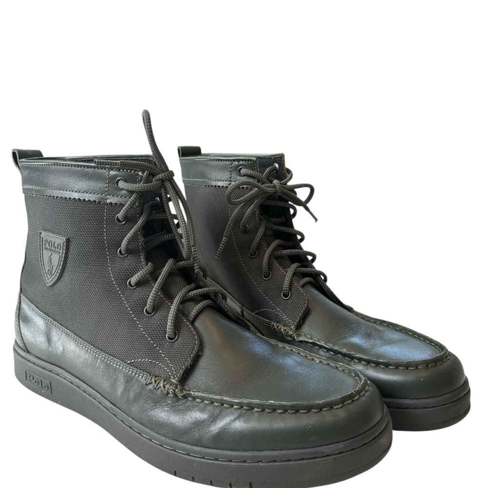 Polo Ralph Lauren Ranger II Boots dark army green Size 13 Men’s